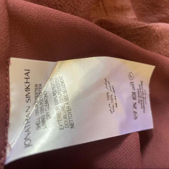 Jonathan Simkhai Carolina Organdy Puff-Sleeve Wrap Top - Picture 8 of 11